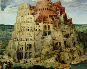バベルの塔、345のパネル詳細に1563オイル